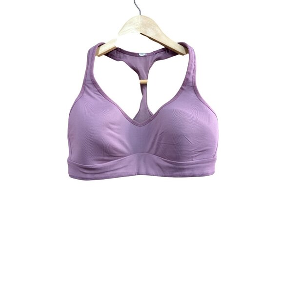 Lululemon Womens Racerback Sports Bra Lavender Size M - Picture 1 of 4